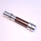 Porte moulinet insert noyer finition aluminium