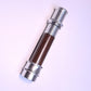 Porte moulinet insert noyer finition aluminium